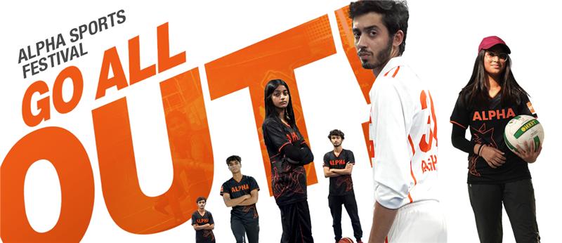 Alpha Sports Festival banner